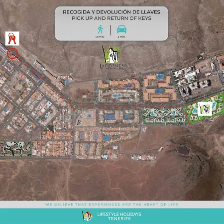 Jardines - Tisaya 1-3 Nature Reserve & Pool View * Arona (Tenerife)